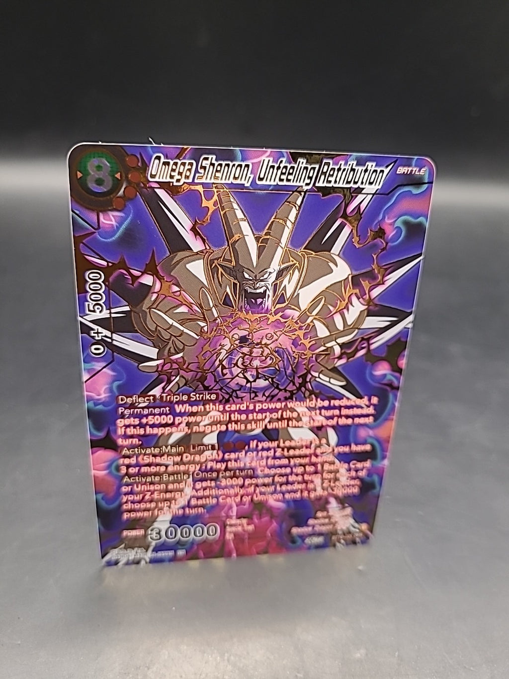 Omega Shenron Unfeeling Retribution Bt18-020 Spr Psa 10 Bgs Dragon Ball Dbs