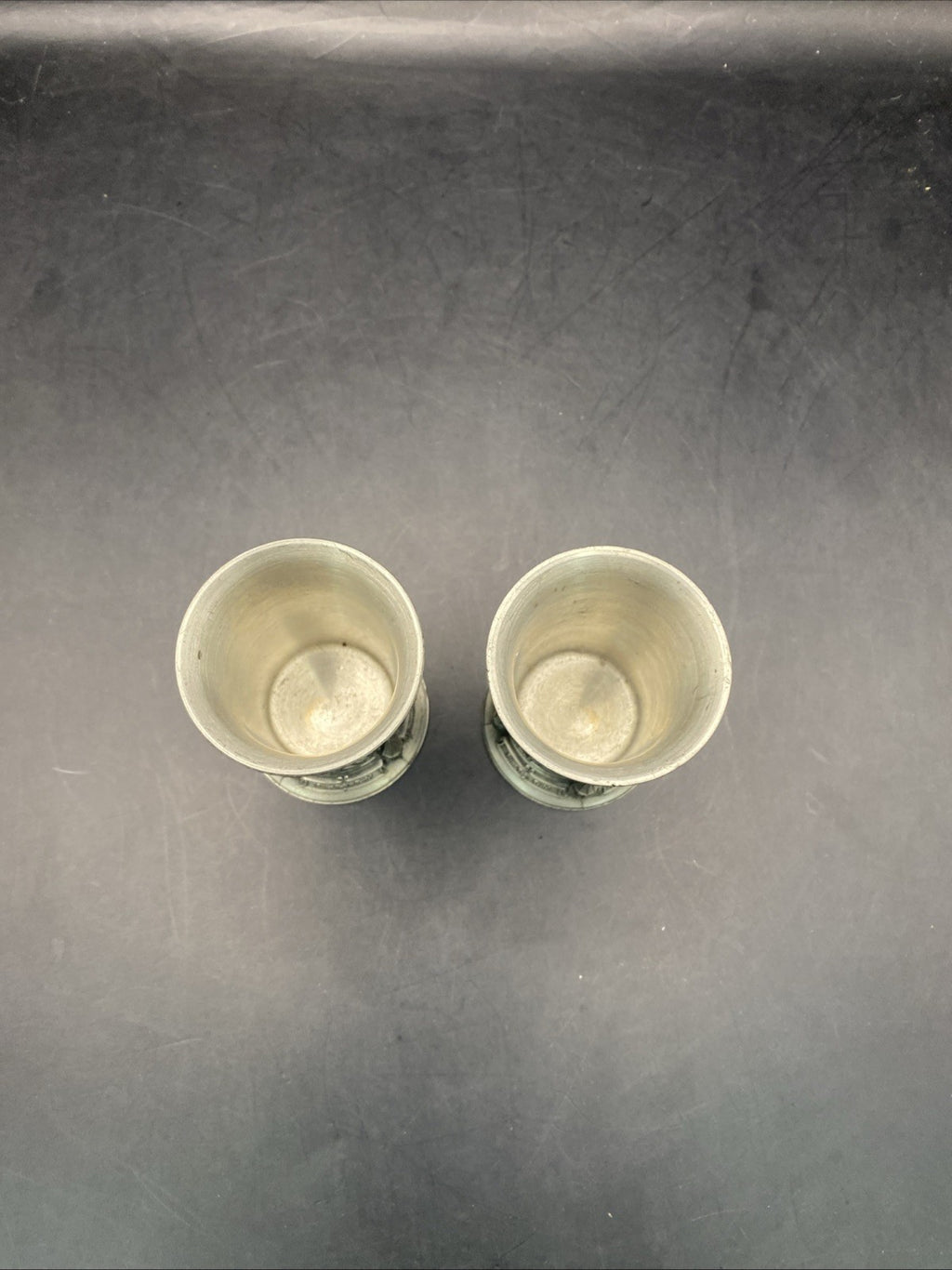 Zinn-Galerie Pewter 2 Shot Glasses NO BOX