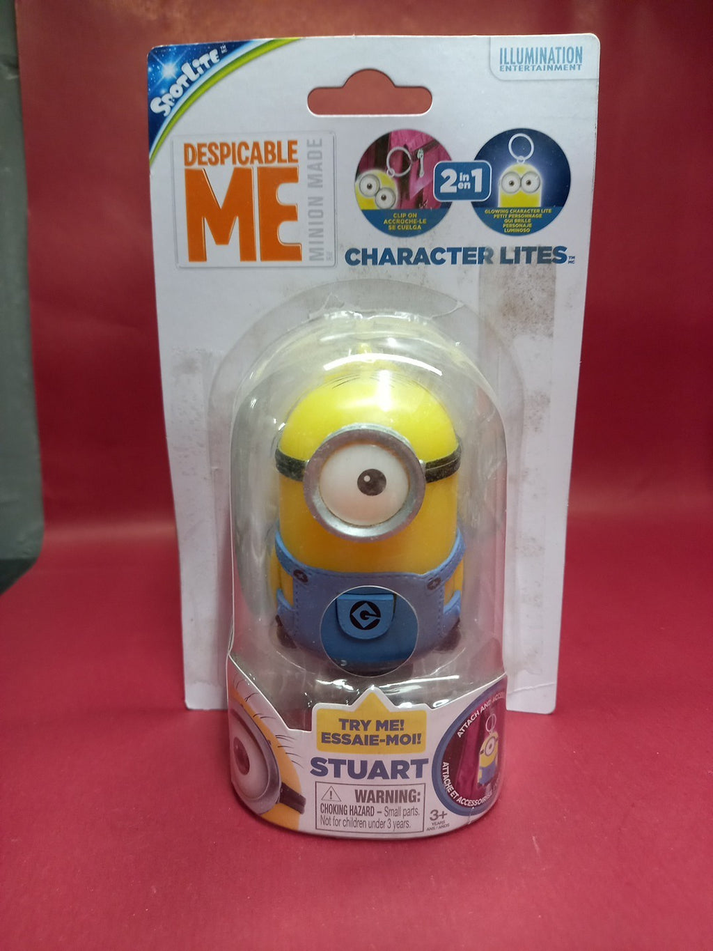 Despicable Me Character Lite Stuart.  Read Description 