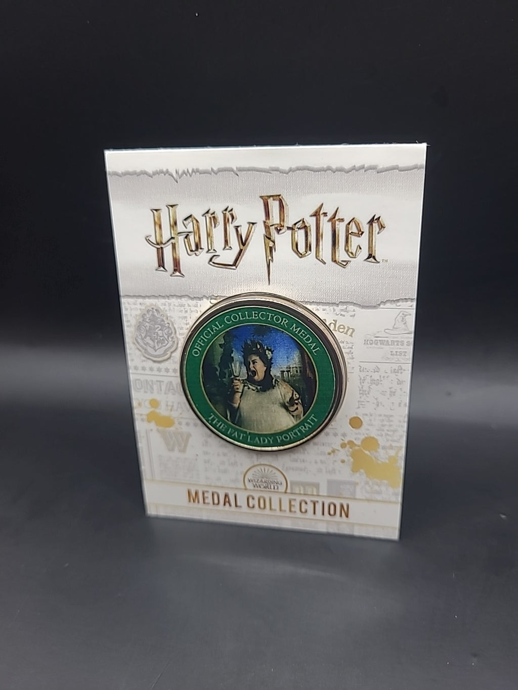 Harry Potter Medal Coin Collection - Artefacts And Spells The Fat Lady Portrait