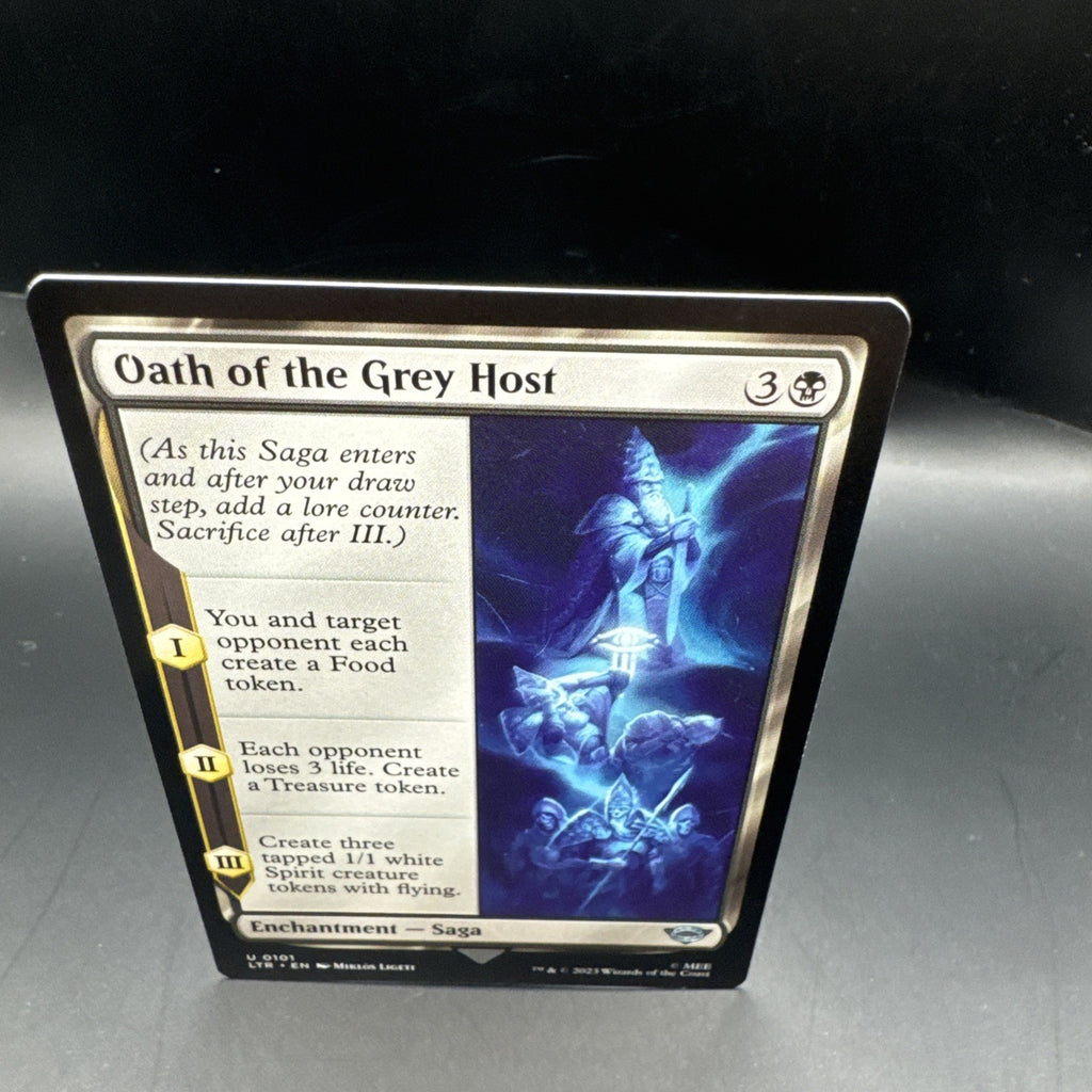 MTG Oath Of The Grey Host (FOIL) 0101 Lord of the Rings M/NM Free UK P&P