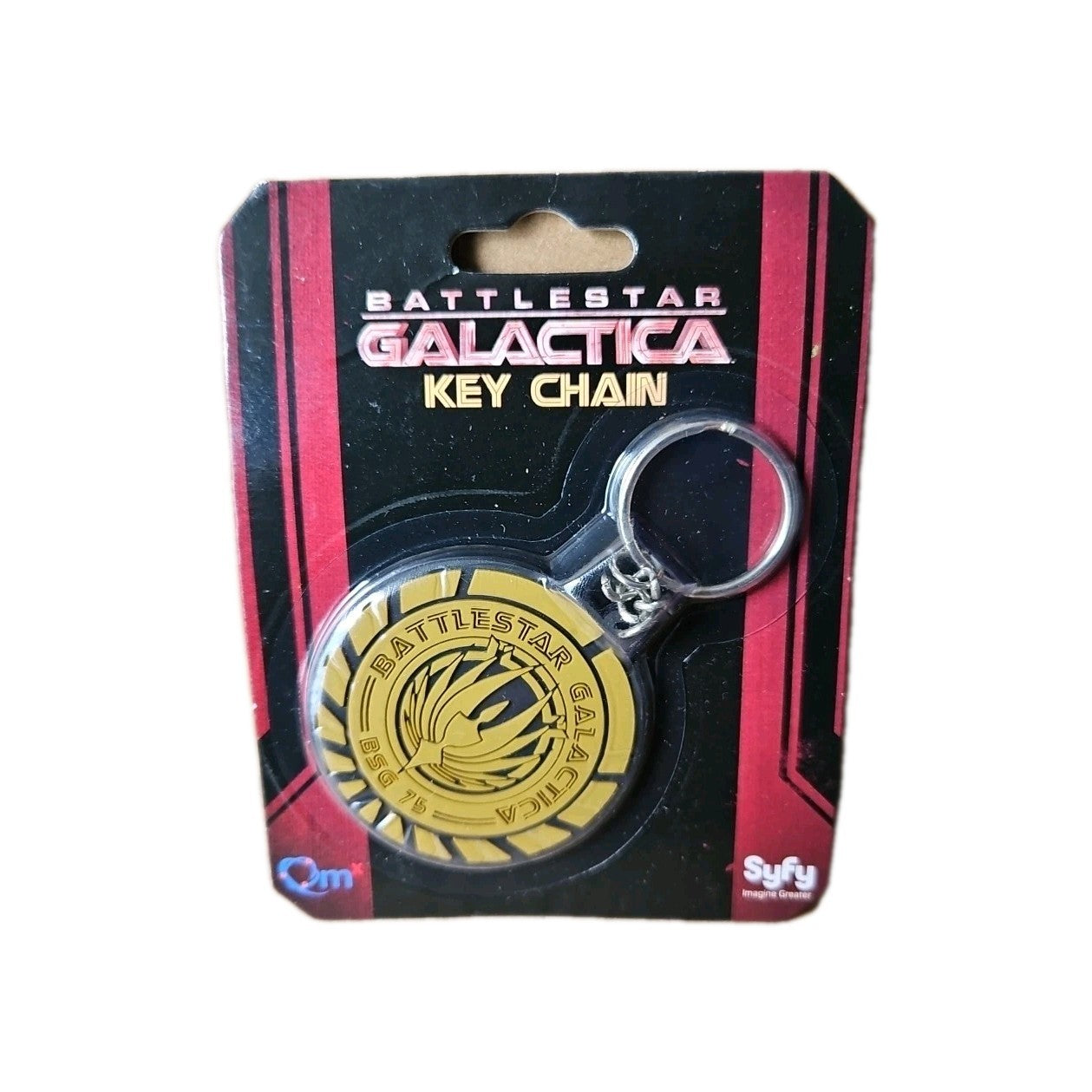 Battlestar Galactica Key Chain BSG 75 QMx Viper Pilot MINT Sealed New Caprica