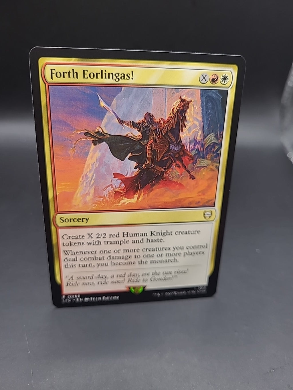 Forth Eorlingas! / Magic MTG / Lord of the Rings - Rare - NM - R 0056