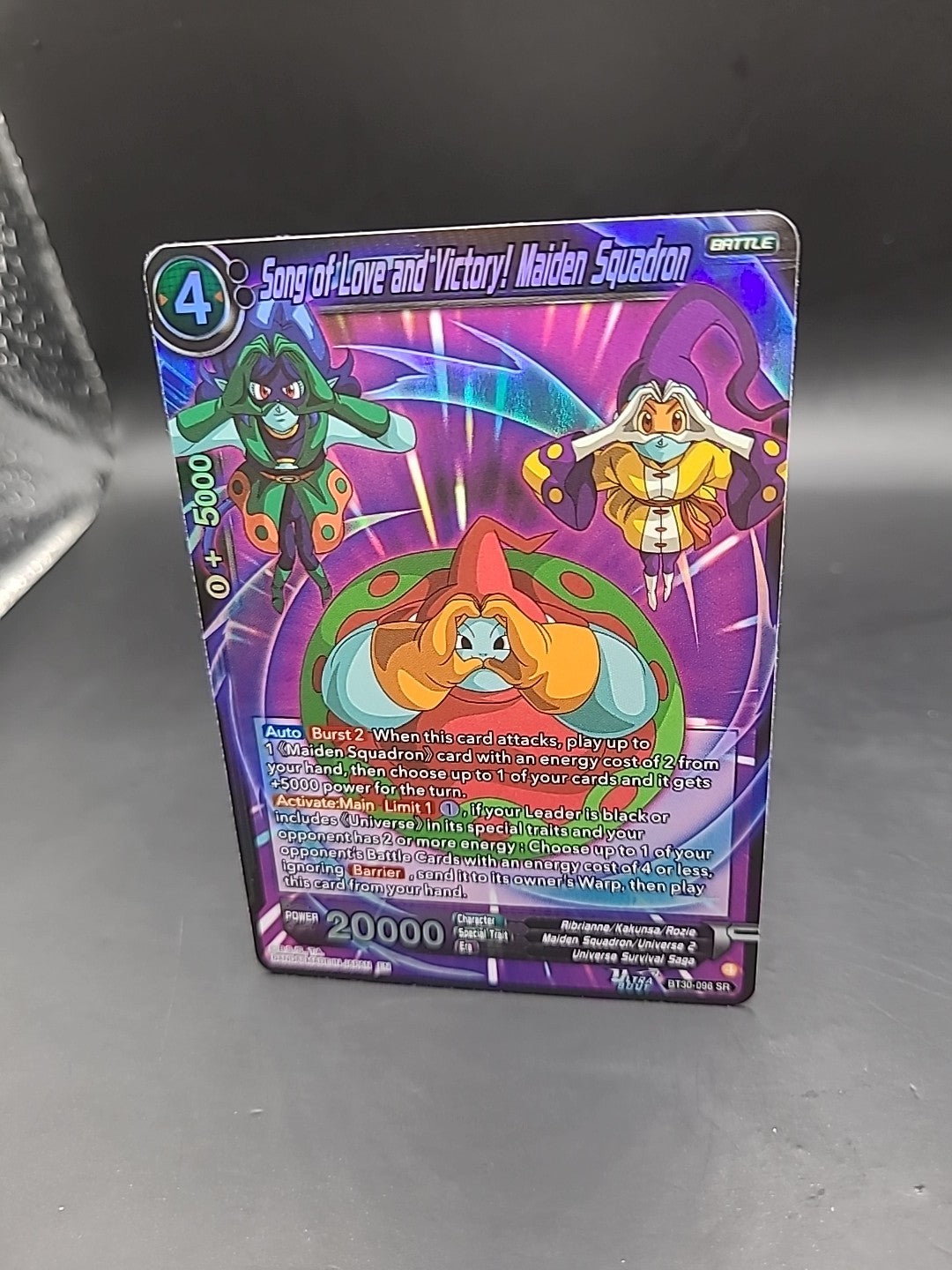 Song of Love & Victory! Maiden Squadron BT30-096 SR- Dragon Ball Super Card Game