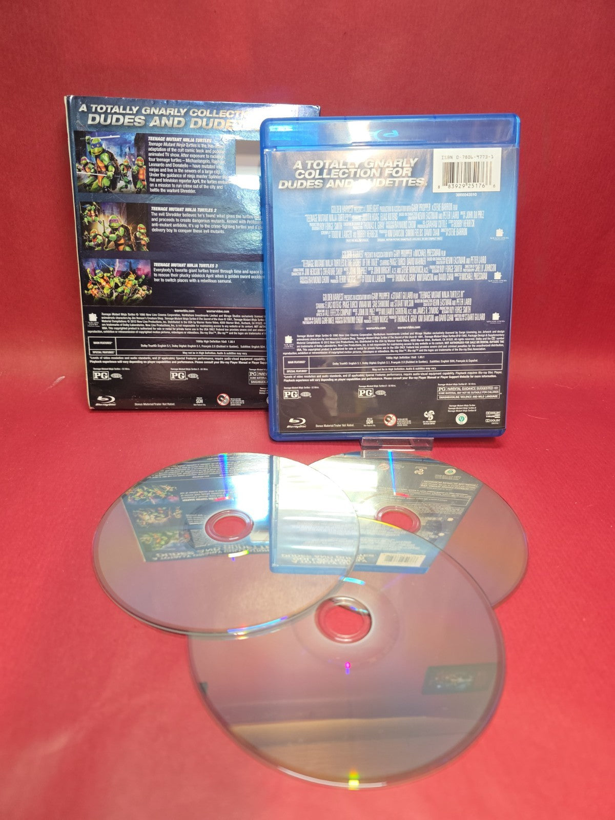 Teenage Mutant Ninja Turtles Triple Feature (Blu-ray, 1990)