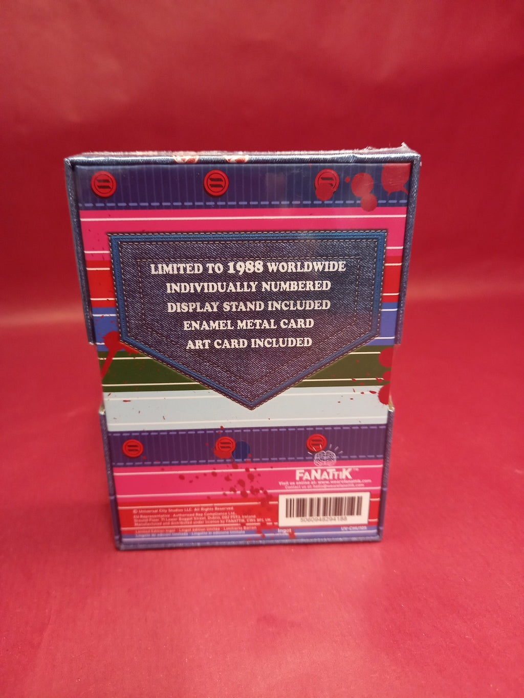 Chucky Ltd Edition (1988 Worldwide) Collectible Ingot & Display Childs Play