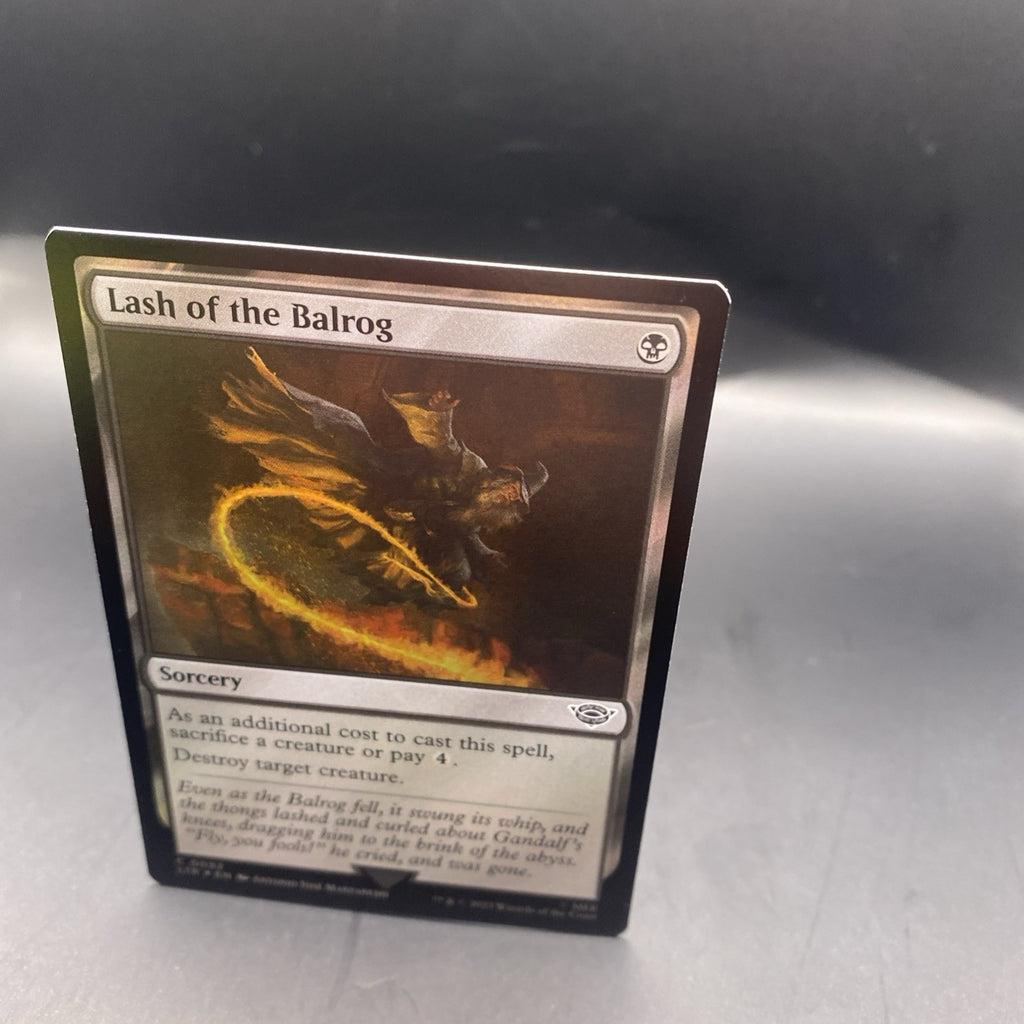 MTG Lash of the Balrog (Foil) [Tales of Middle-Earth, Near Mint]
