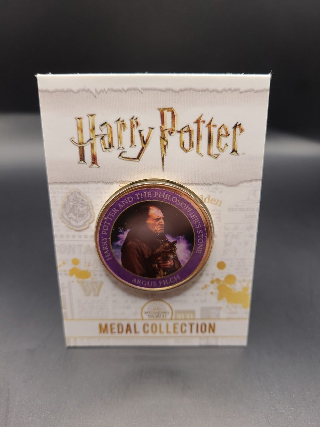 Harry Potter Medal Coin Collection - Philosopher's Stone Argus Filch 