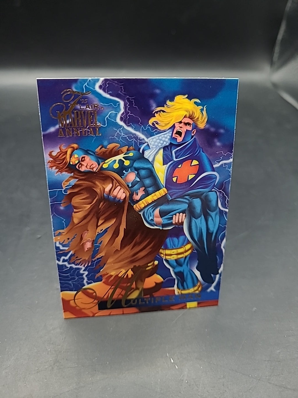 Fleer Flair Marvel Annual 1995 Multiple Man Trading Card #25 Number 25