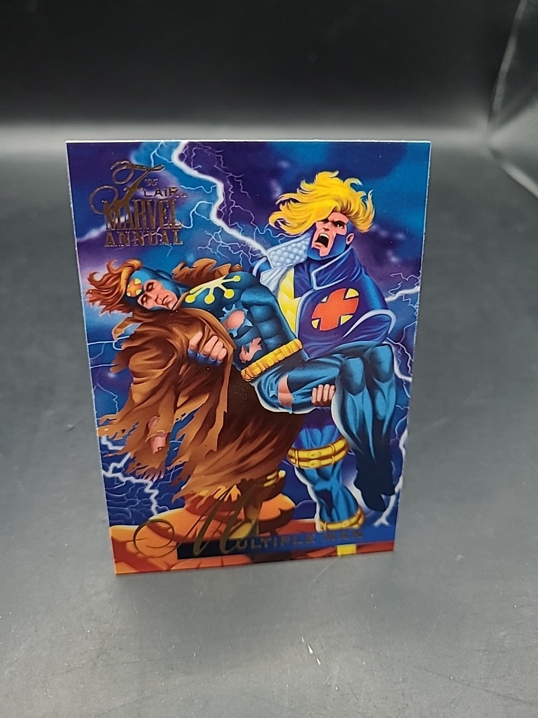 Fleer Flair Marvel Annual 1995 Multiple Man Trading Card #25 Number 25
