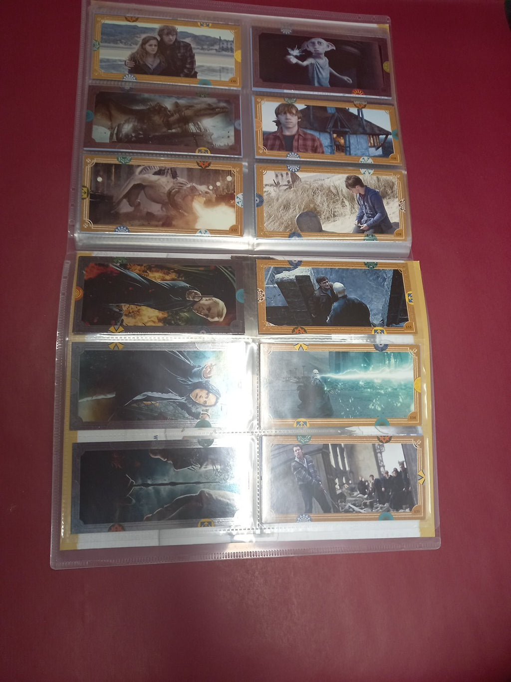 Harry Potter (Contact) Trading Card Album Complete With 140 Trading Cards 