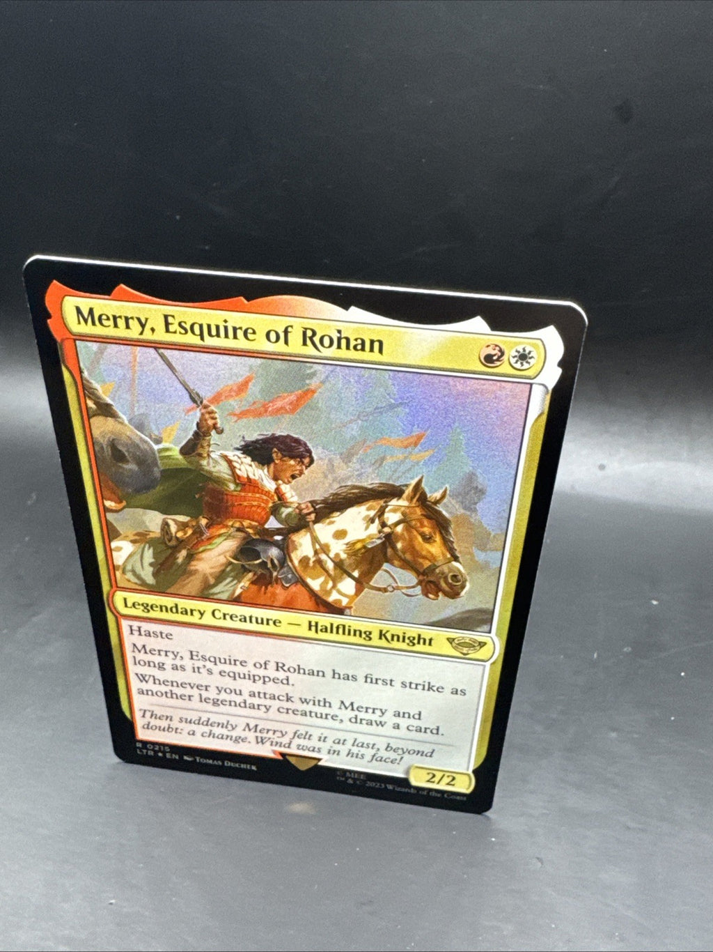 Merry, Esquire of Rohan  Foil  The Lord of the Rings NM MTG