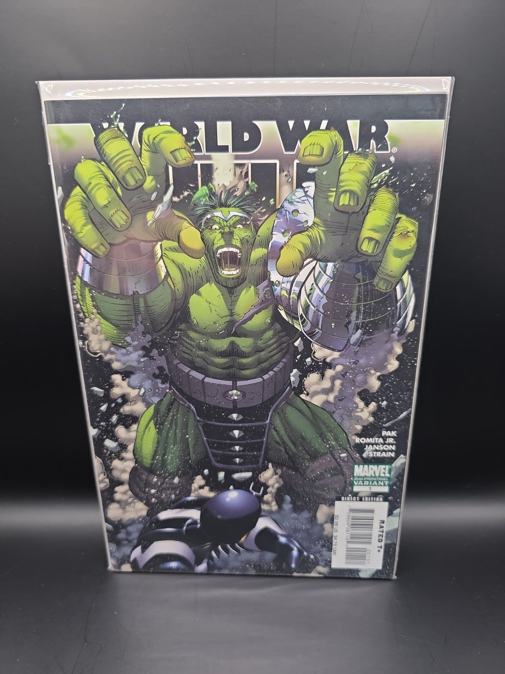 World War Hulk Second Printing Variant 1 Marvel Comic 2007 Rare