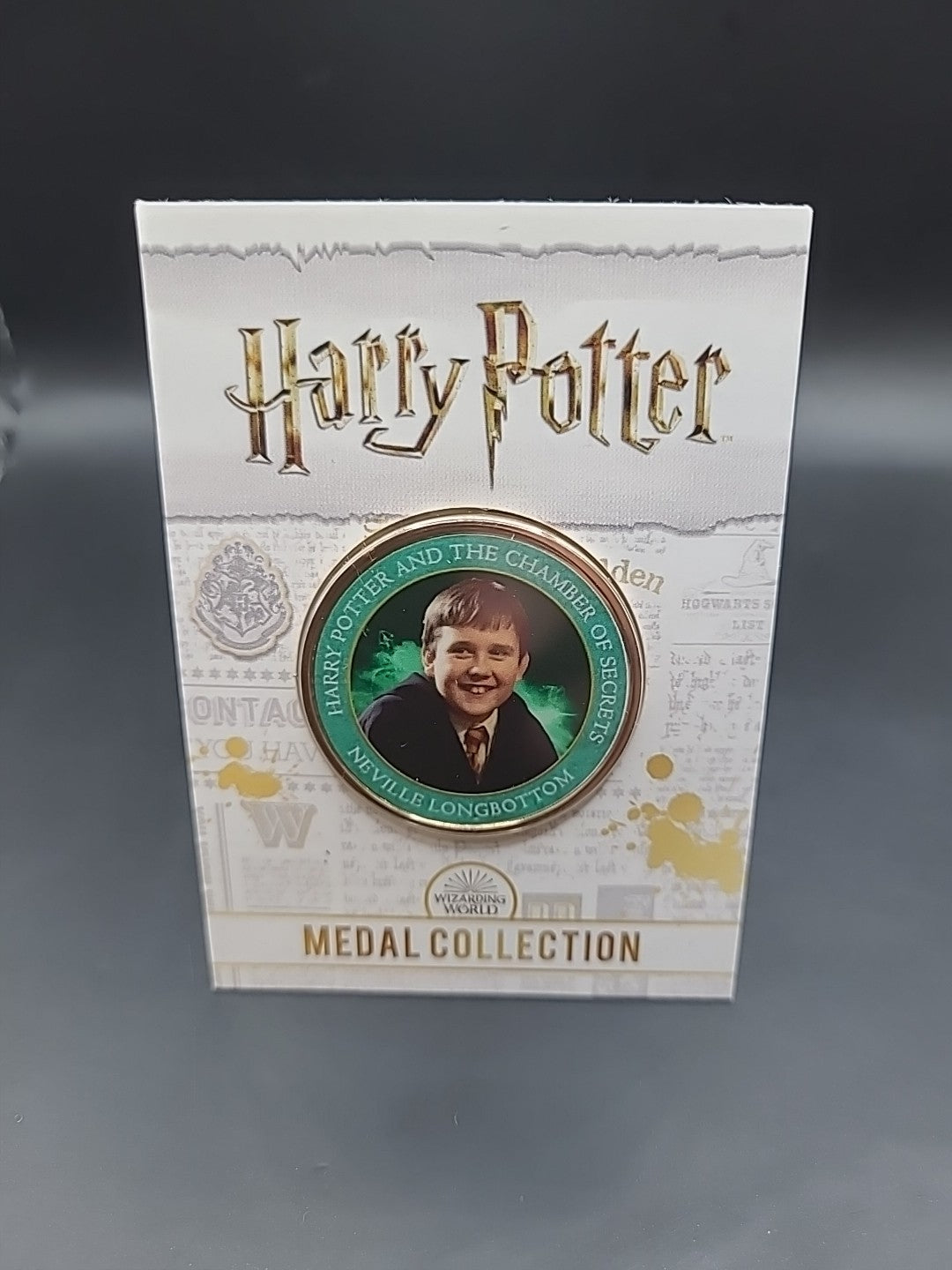 Harry Potter Medal Coin Collection - Chamber Of Secrets - Neville Longbottom 