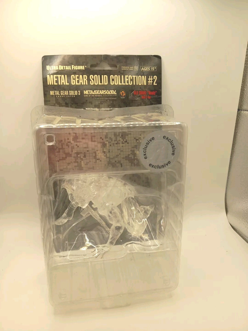Metal Gear Solid Collection #2 Old Snake "Ready" Figure MGS 4 Ver - Stealth Camo