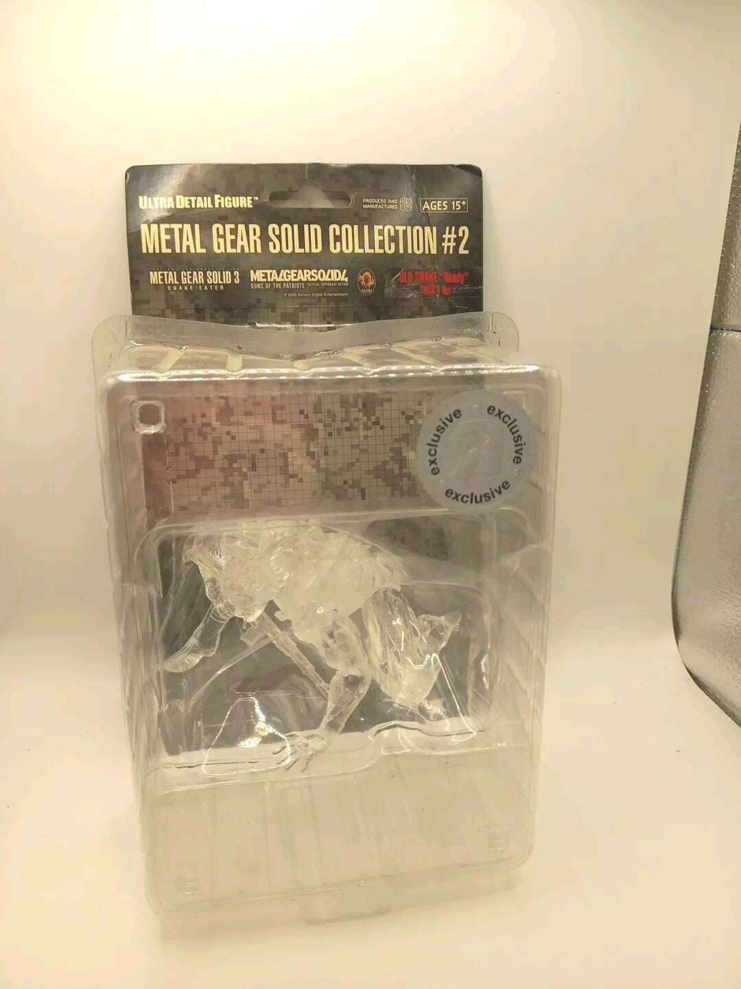 Metal Gear Solid Collection #2 Old Snake "Ready" Figure MGS 4 Ver - Stealth Camo
