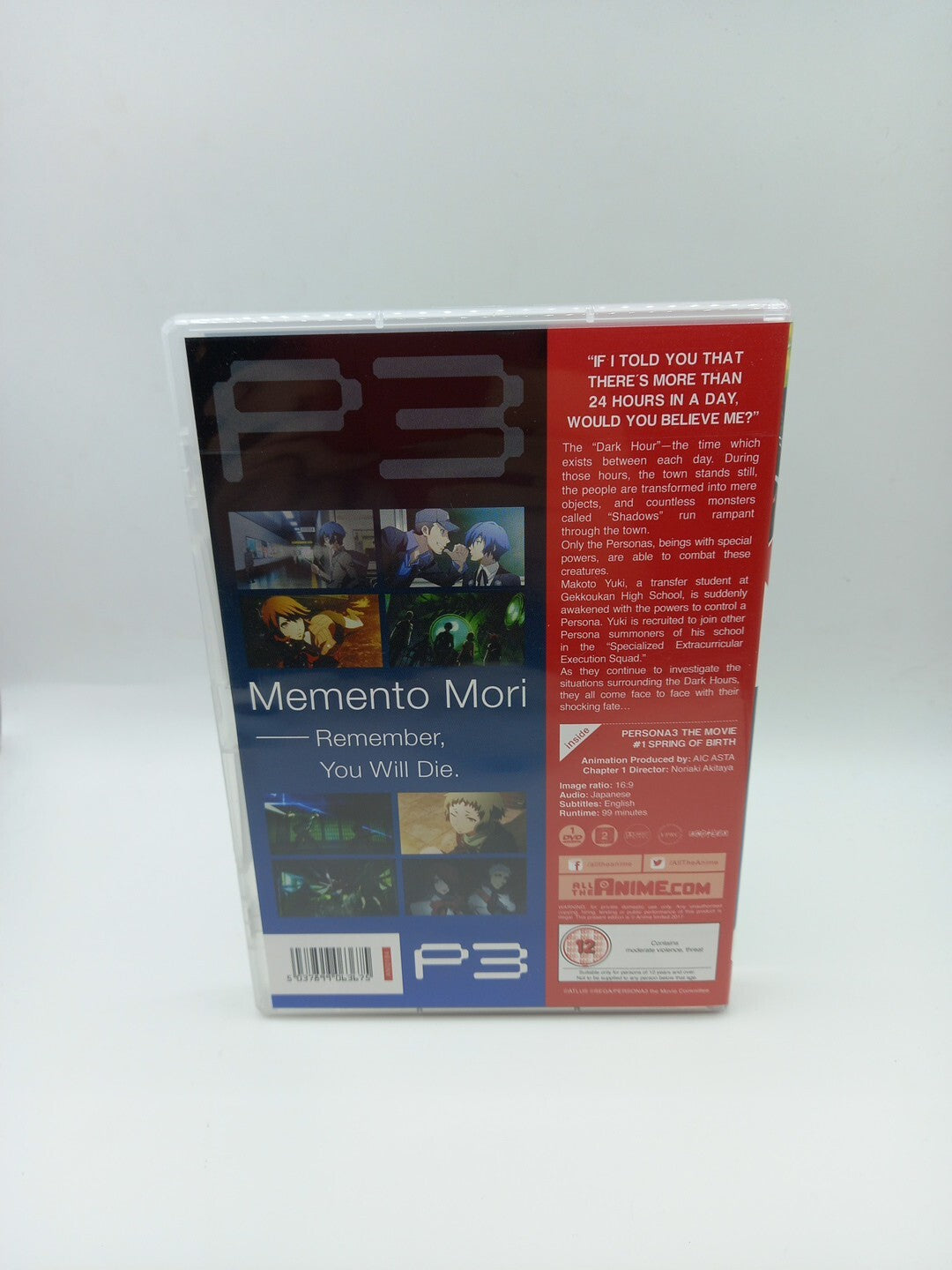Persona 3 The Movie: Spring Of Birth DVD - Region 2