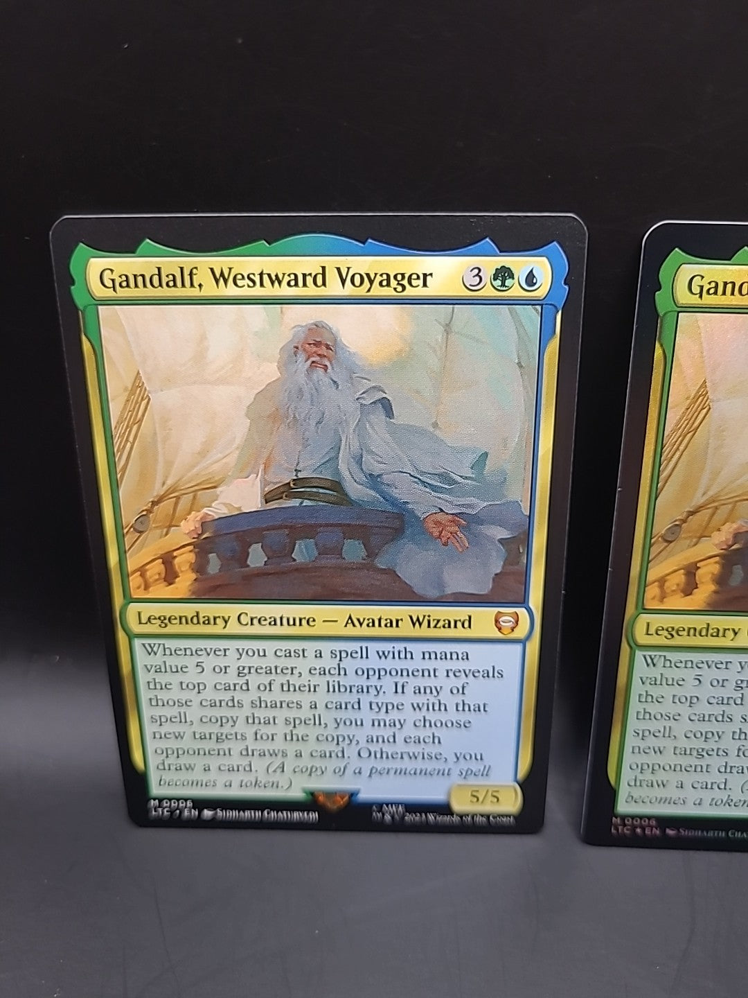 Gandalf, Westward Voyager M0006 Mythic Foil & Regular Lord Of The Rings NM MTG