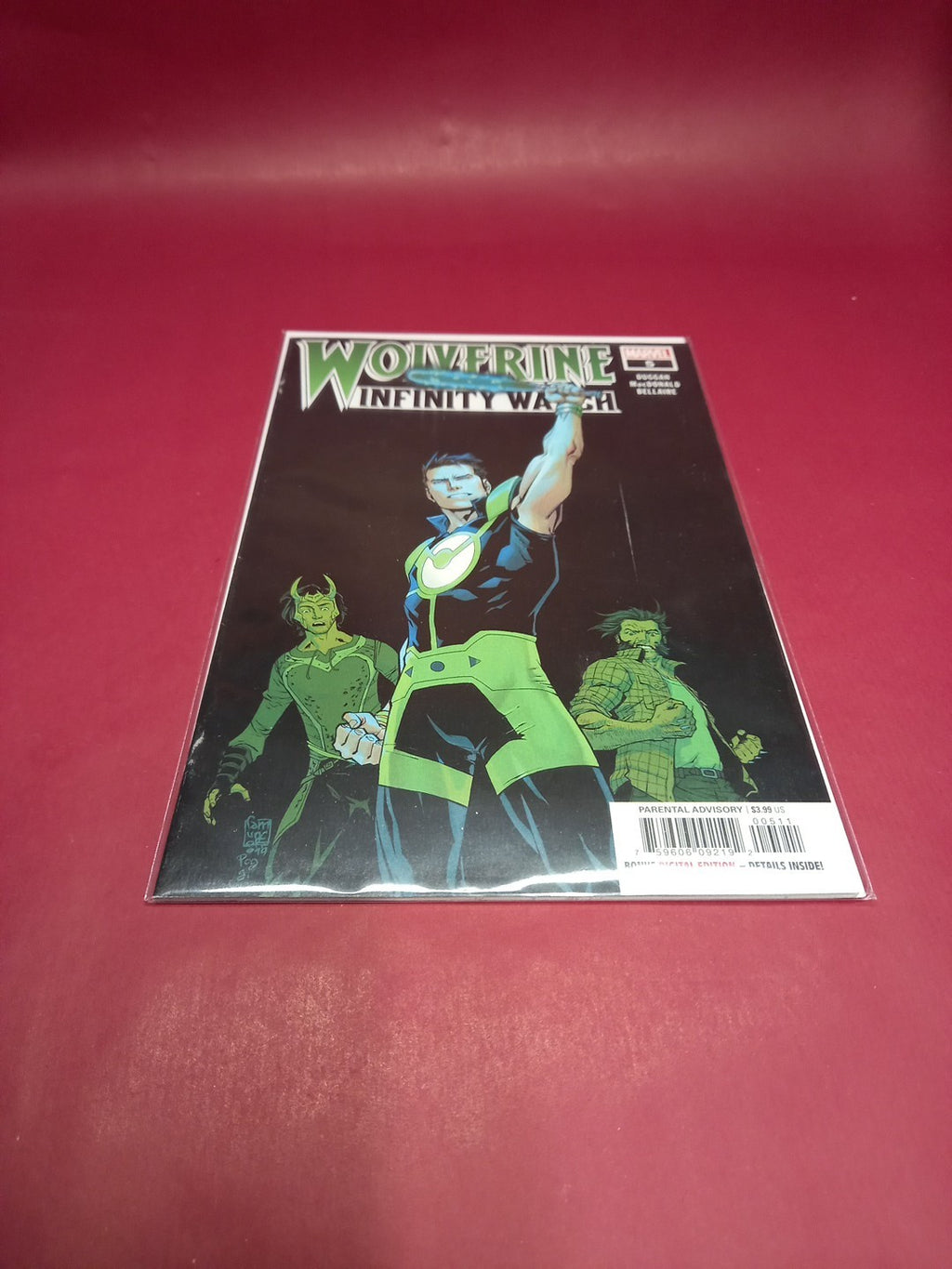 Marvel Comics:  WOLVERINE INFINITY WATCH #5  Aug 2019 
