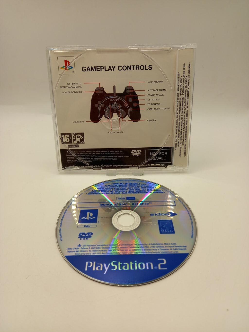 Legacy Of Kain Defiance Promo Disc Sony Playstation 2 PS2