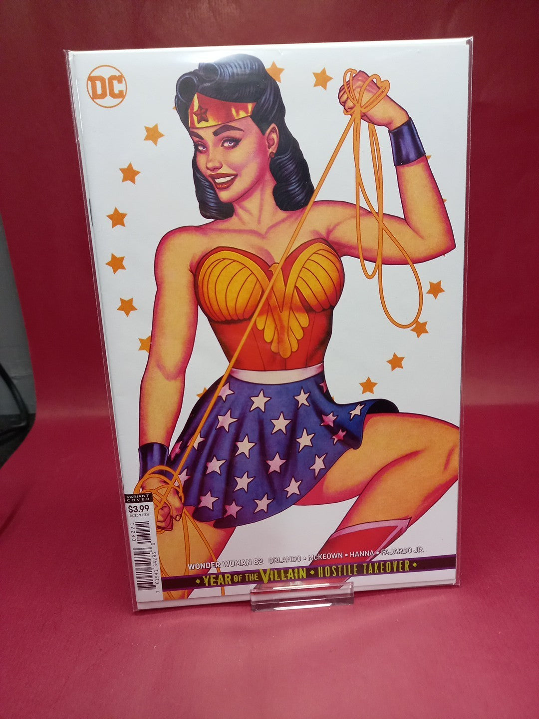 Wonder Woman #82 Variant Cover. Year Of The Villain