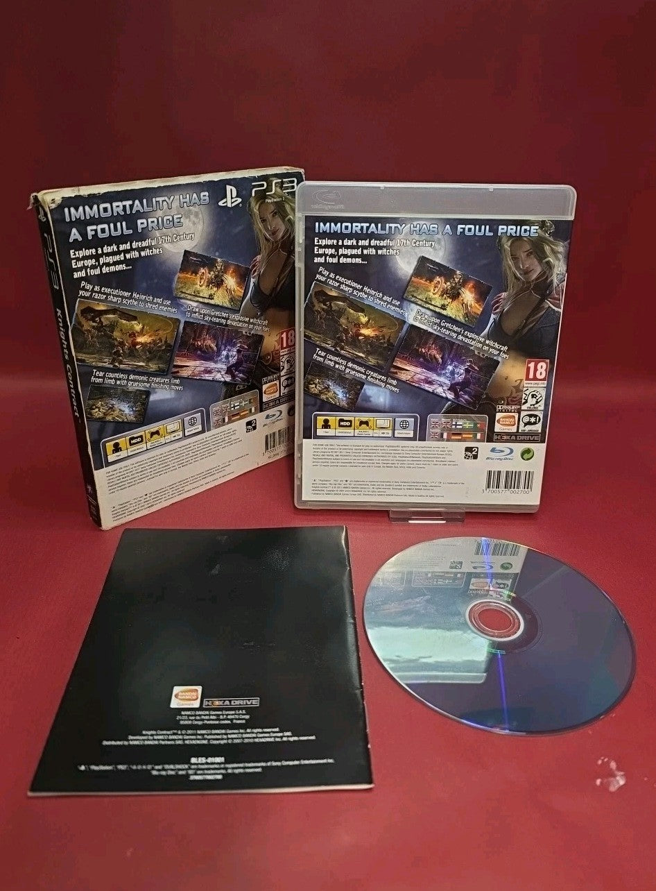 Knights Contract - Sony PlayStation 3 PS3 - w/Manual