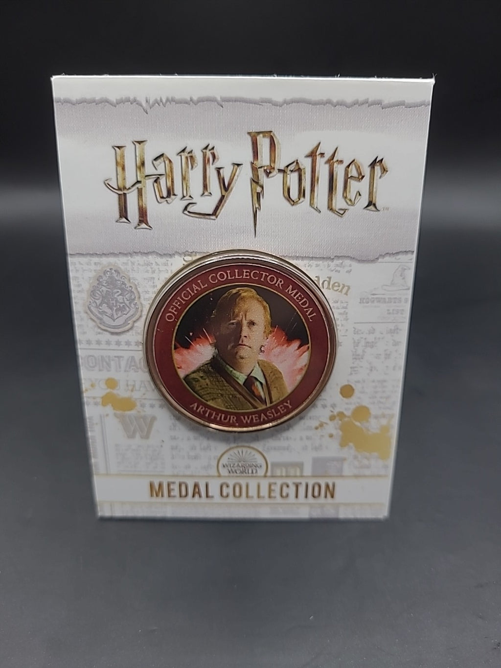 HARRY POTTER COIN MEDAL ARTHUR WEASLEY MARK WILLIAMS ROWLING