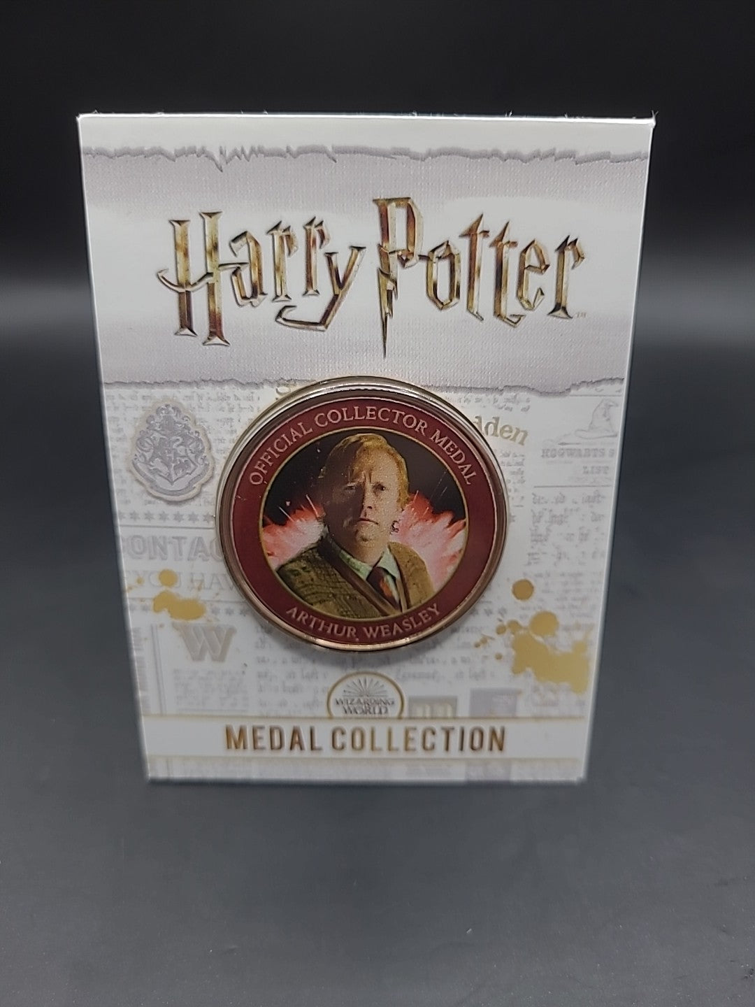 HARRY POTTER COIN MEDAL ARTHUR WEASLEY MARK WILLIAMS ROWLING