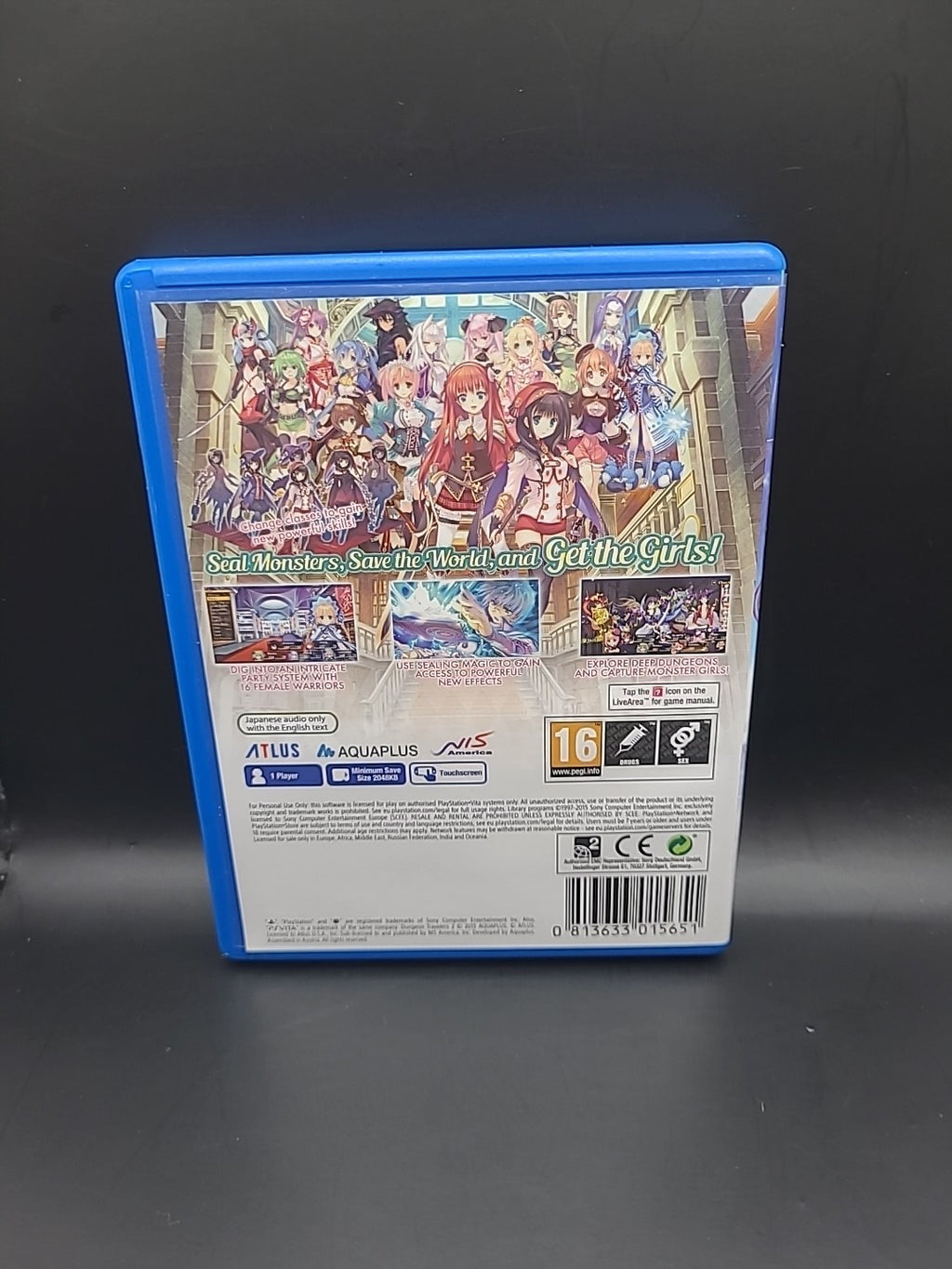 Dungeon Travelers 2 - The Royal Library & The Monster Seal on PS Vita (2015)