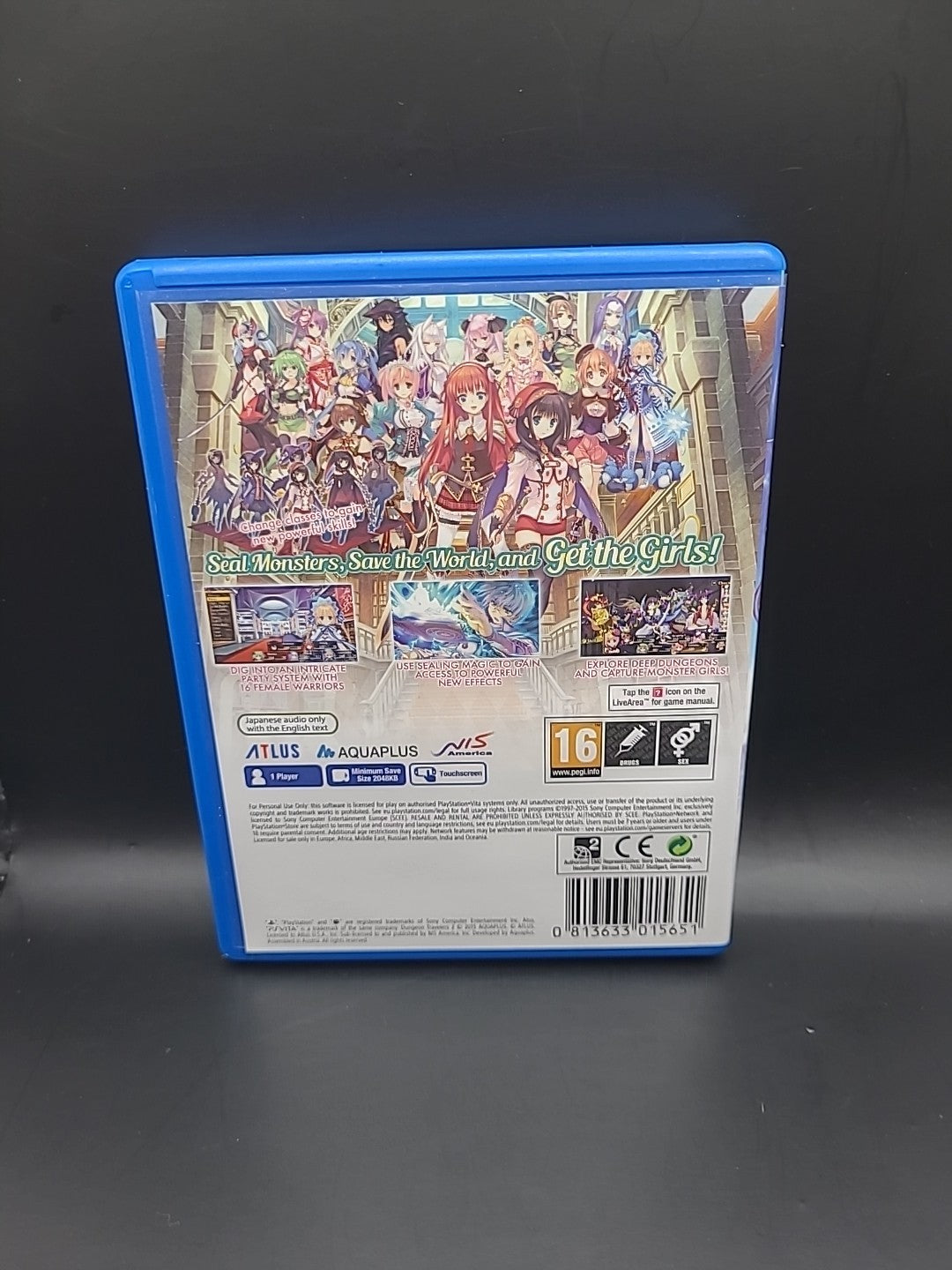 Dungeon Travelers 2 - The Royal Library & The Monster Seal on PS Vita (2015)