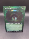 1x (806) Meriadoc Brandybuck - SURGE FOIL - Showcase MTG The Lord of the Rings: 