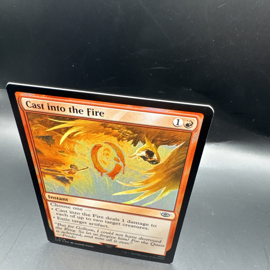 Lord of the Rings Cast into the Fire Foil C0118