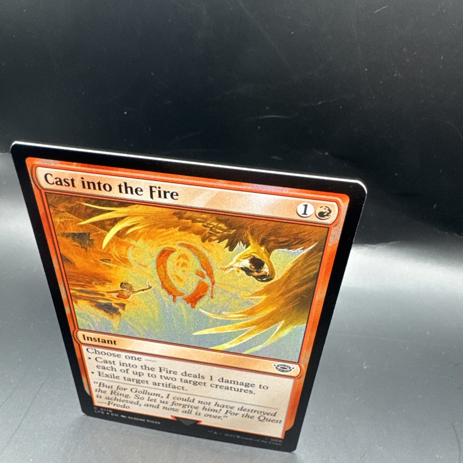 Lord of the Rings Cast into the Fire Foil C0118