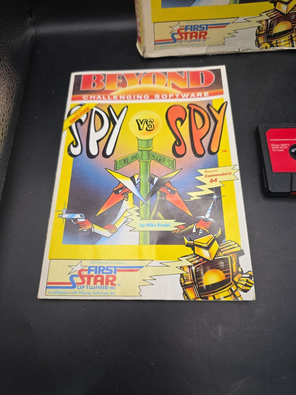 Spy vs Spy – Commodore 64 – Cassette Tape – Classic 80s Stealth/Strategy Game!