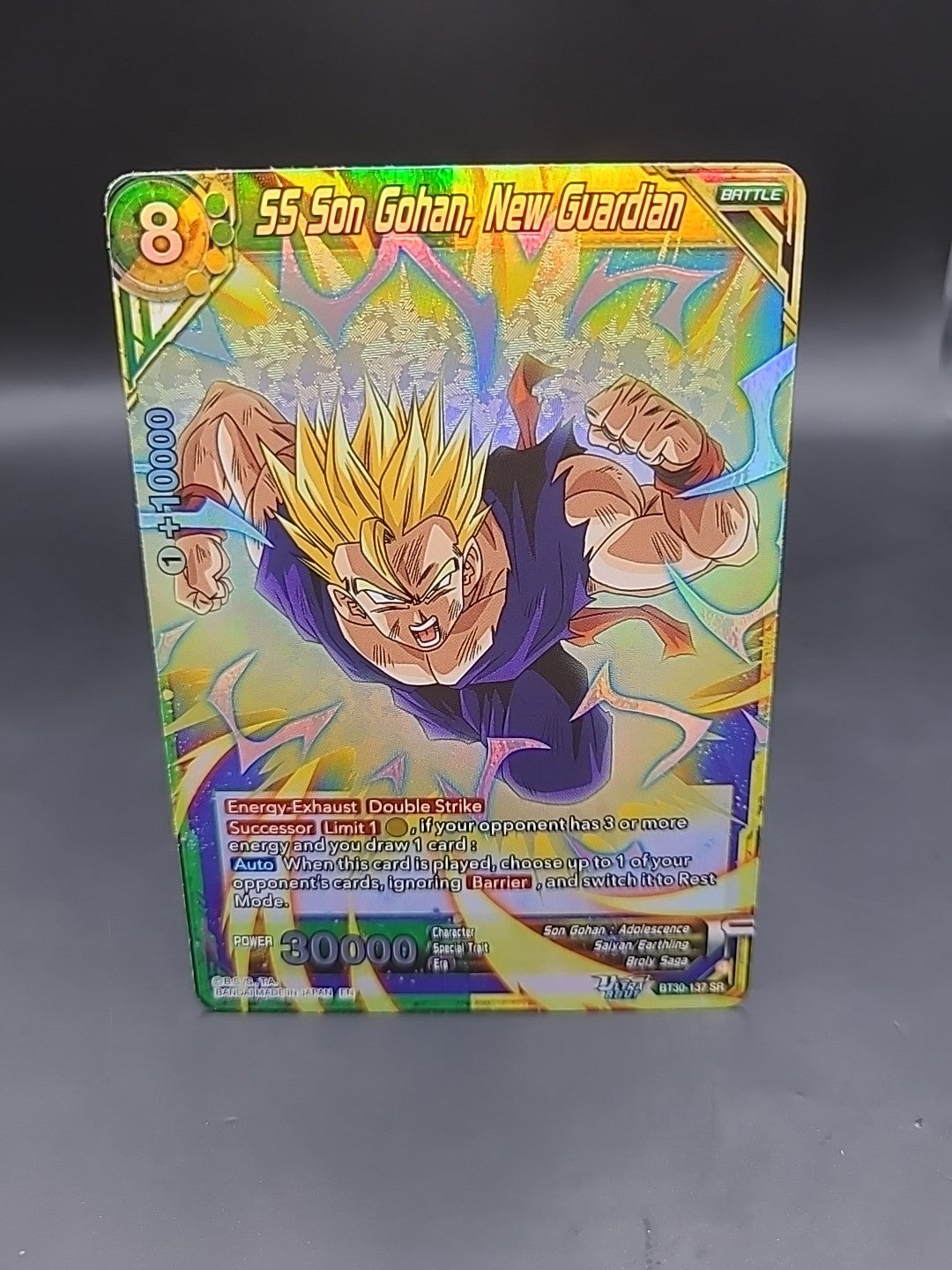 SS Son Gohan, New Guardian BT30-137 SR - Dragon Ball Super Card Game