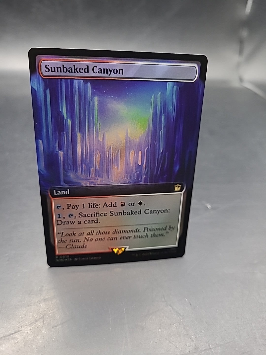MTG Sunbaked Canyon (Surge Foil Extended Art) Doctor Who