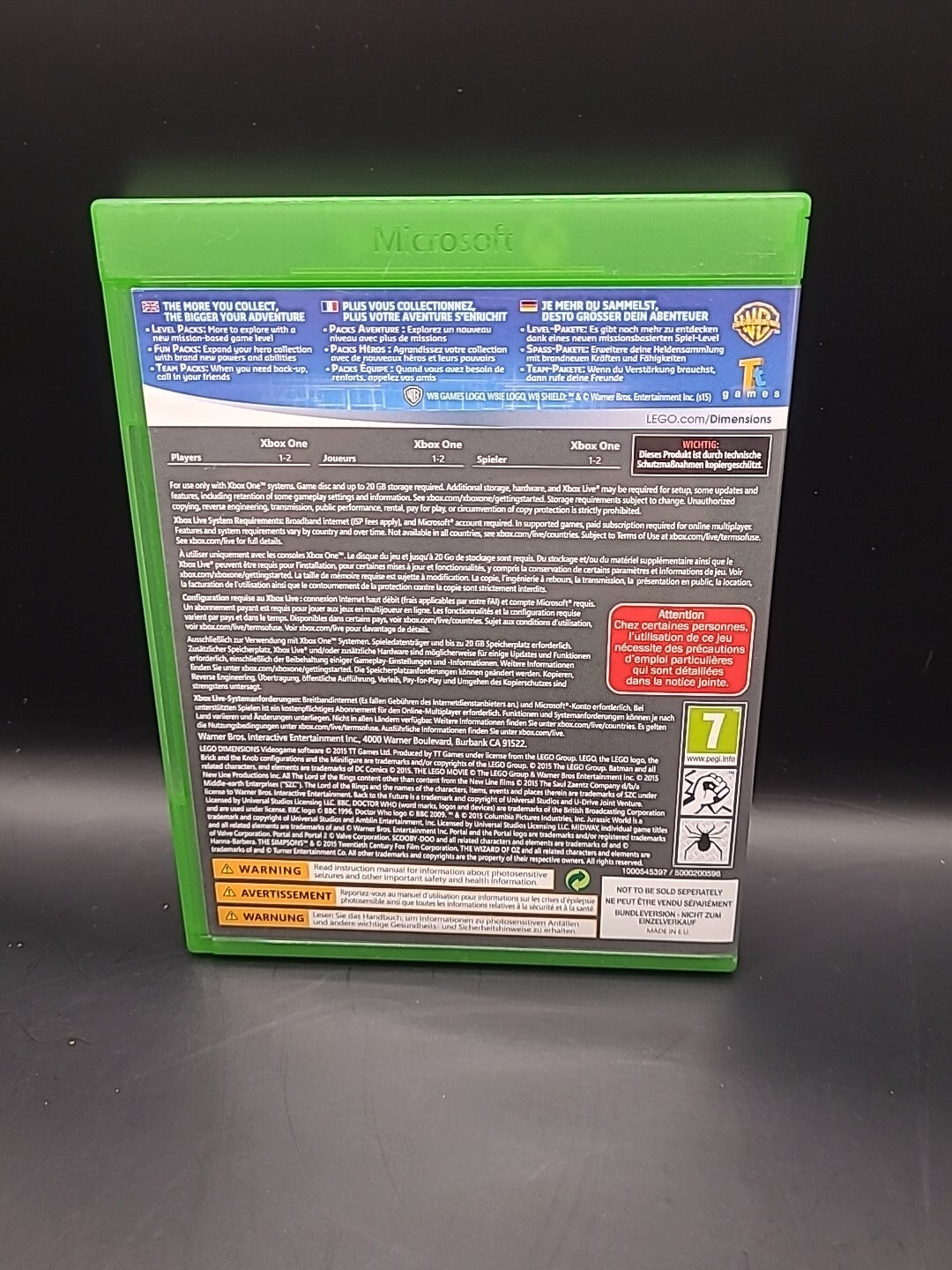 Lego Dimensions Xbox One Game Complete With Manual - Game Only - PAL