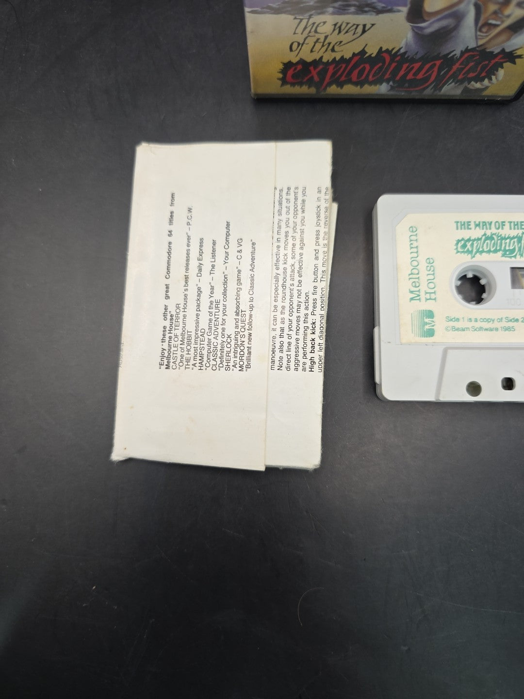 The Way of the Exploding Fist Commodore 64 Game Cassette Melbourne House