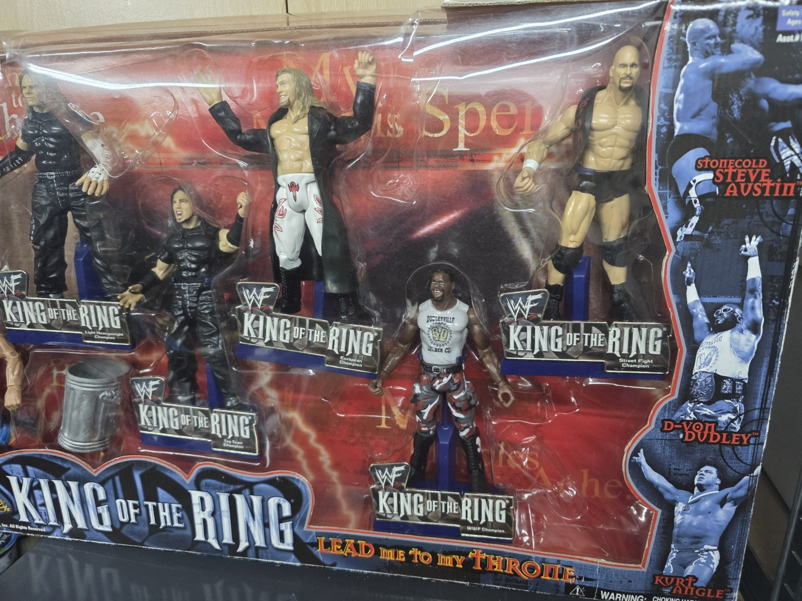 WWE/WWF KING OF THE RING JAKKS 6 Figure Set - Please Read Description
