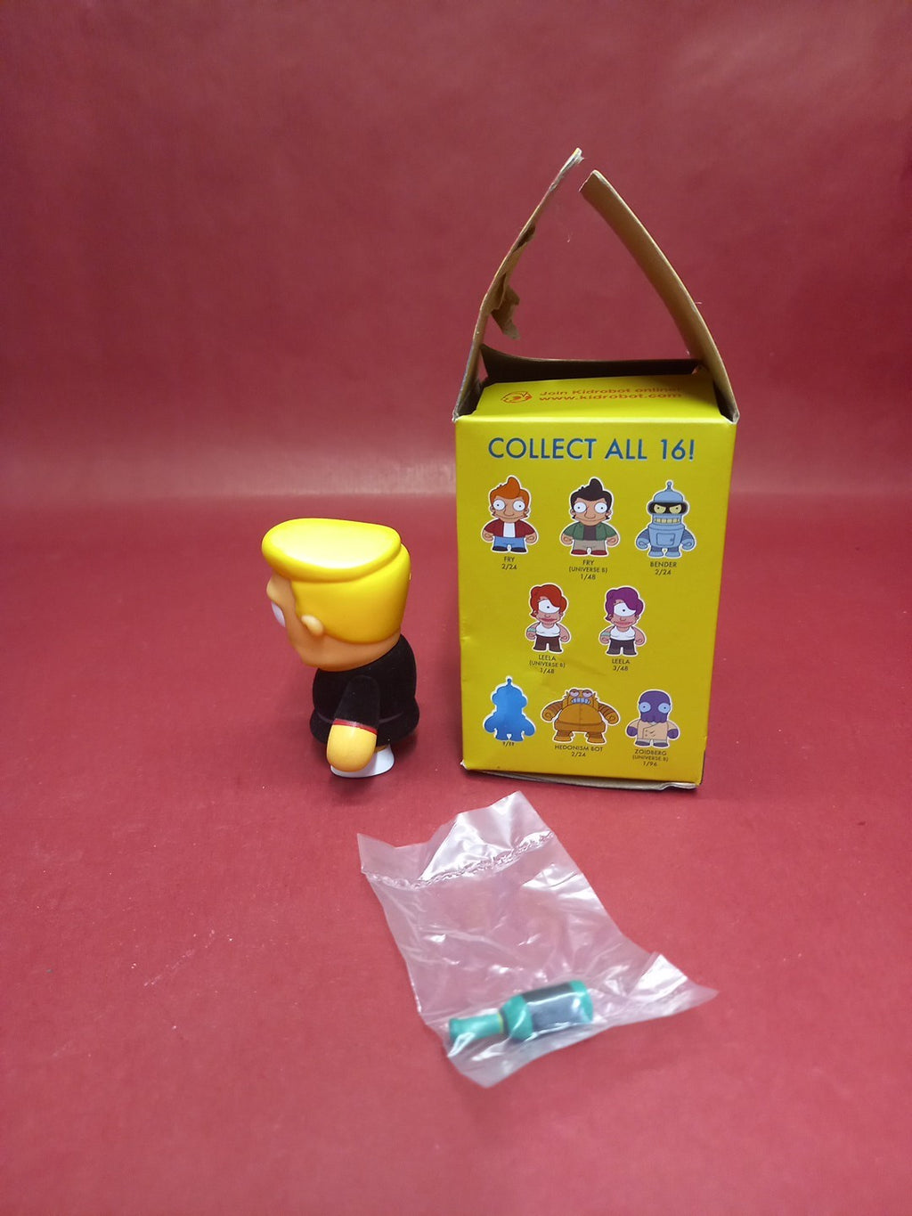 Kidrobot Futurama Universe X Zapp Brannigan Blind Bag Minifig Opened Complete