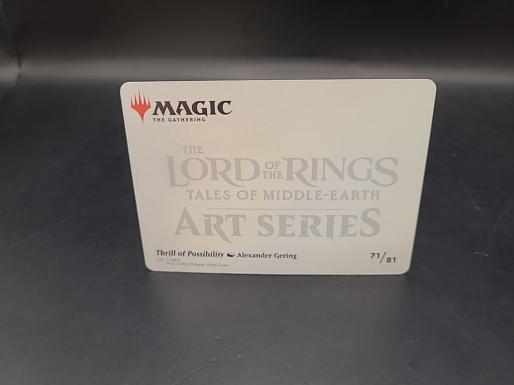MTG Thrill Of Possibility 71/81 Lord Of The Rings Art Series