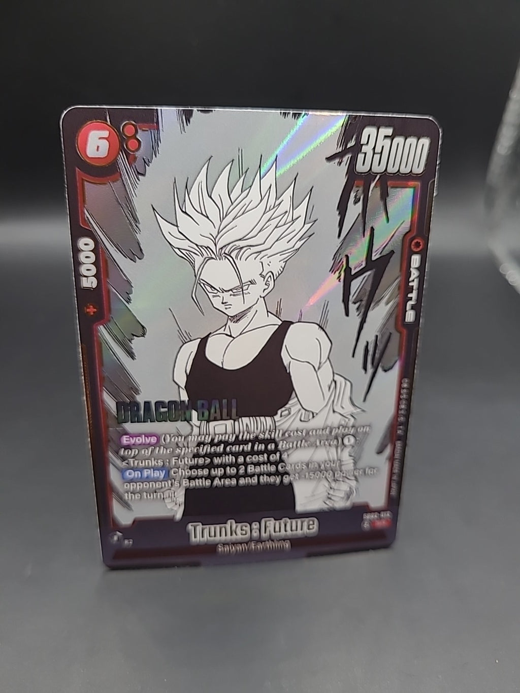Trunks : Future SB02-012 SR Manga Art - Dragon Ball Card Game FUSION WORLD