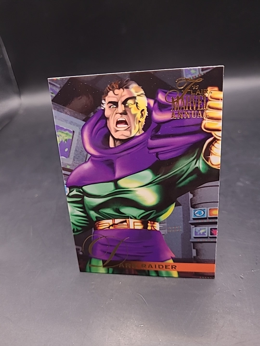 Dark Raider 1995 Flair Marvel Annual #78 Trading Card