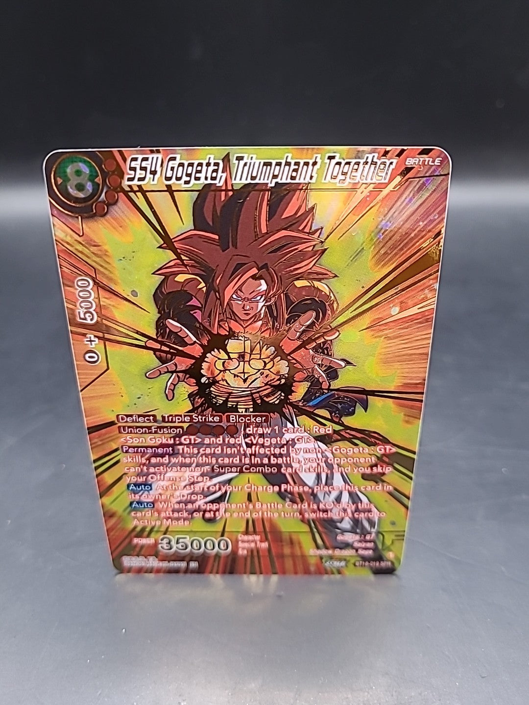 SS4 Gogeta, Triumphant Together (BT18-019 SPR) Dragon Ball Super Card Game