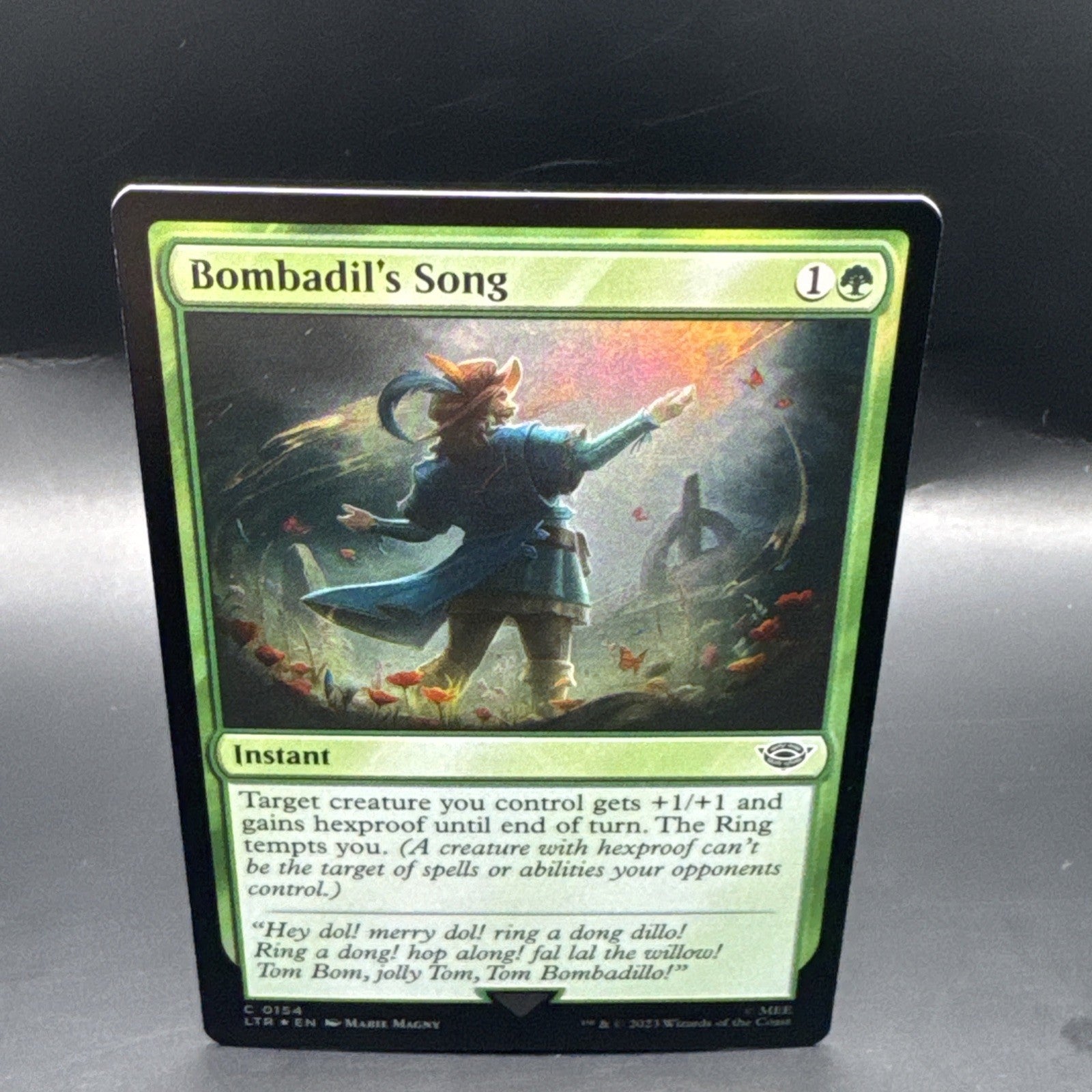 MTG Foil - Bombadil's Song - C0154 + 1 Regular Card