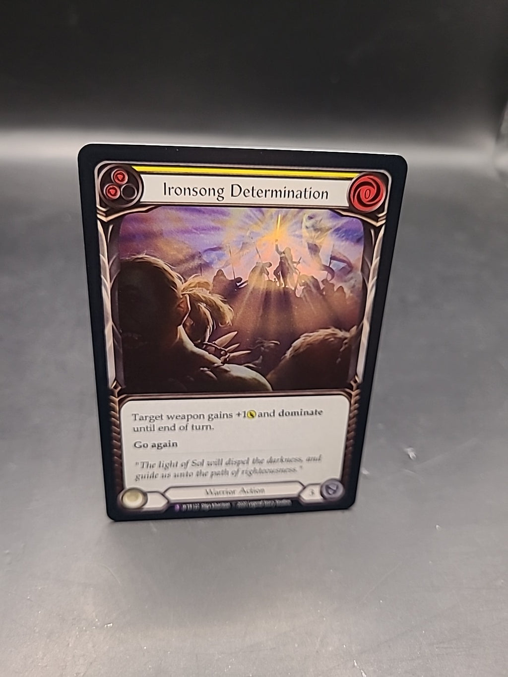 Flesh And Blood Ironsong Determination Pitch(2) Standard Unl WTR122 