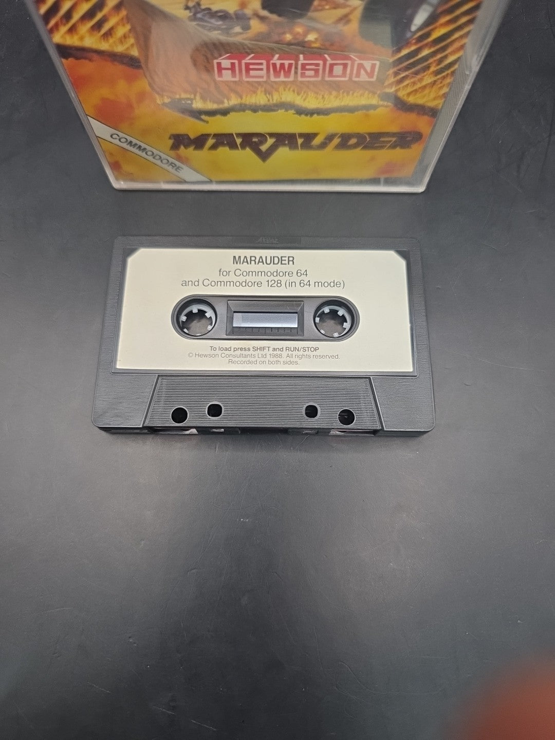 MARAUDER - HEWSON - Commodore 64 / 128 - Cassette - RARE Original Release