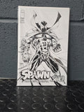 Image Comics Spawn #300 B Black & White B & W Sketch Variant Todd McFarlane