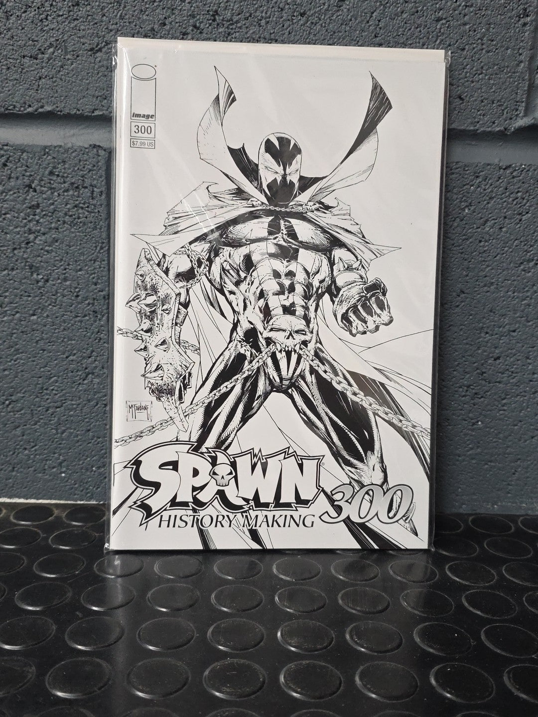 Image Comics Spawn #300 B Black & White B & W Sketch Variant Todd McFarlane