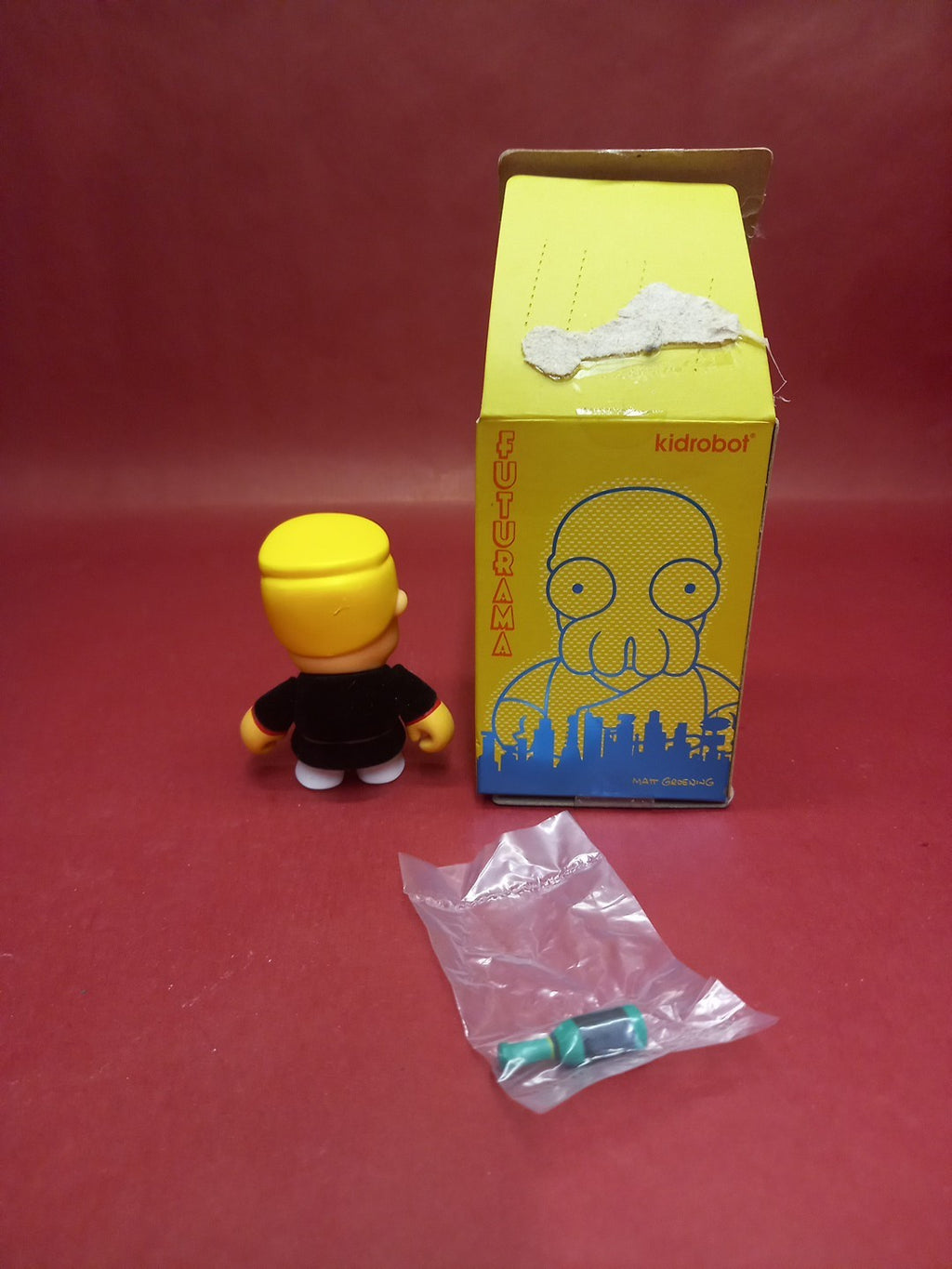 Kidrobot Futurama Universe X Zapp Brannigan Blind Bag Minifig Opened Complete